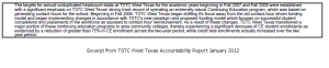 TSTC West Texas Accountability Report Jan 2012 New Paradigm & Funding Model Statement 120913